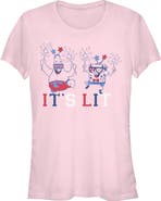 SpongeBob SquarePants Juniors SpongeBob SquarePants American Celebration Friends T Shirt