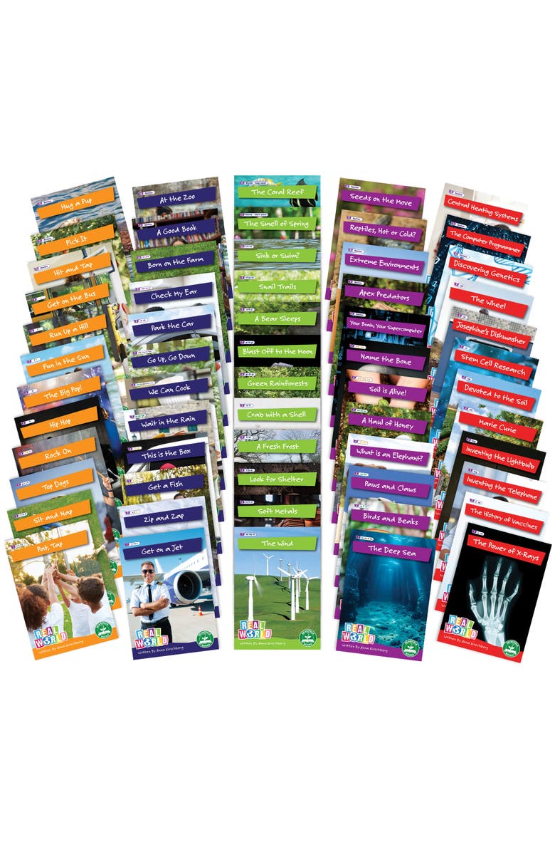 Junior Learning Real World Phases 26 Box Set, Alternate, color, Multicolored