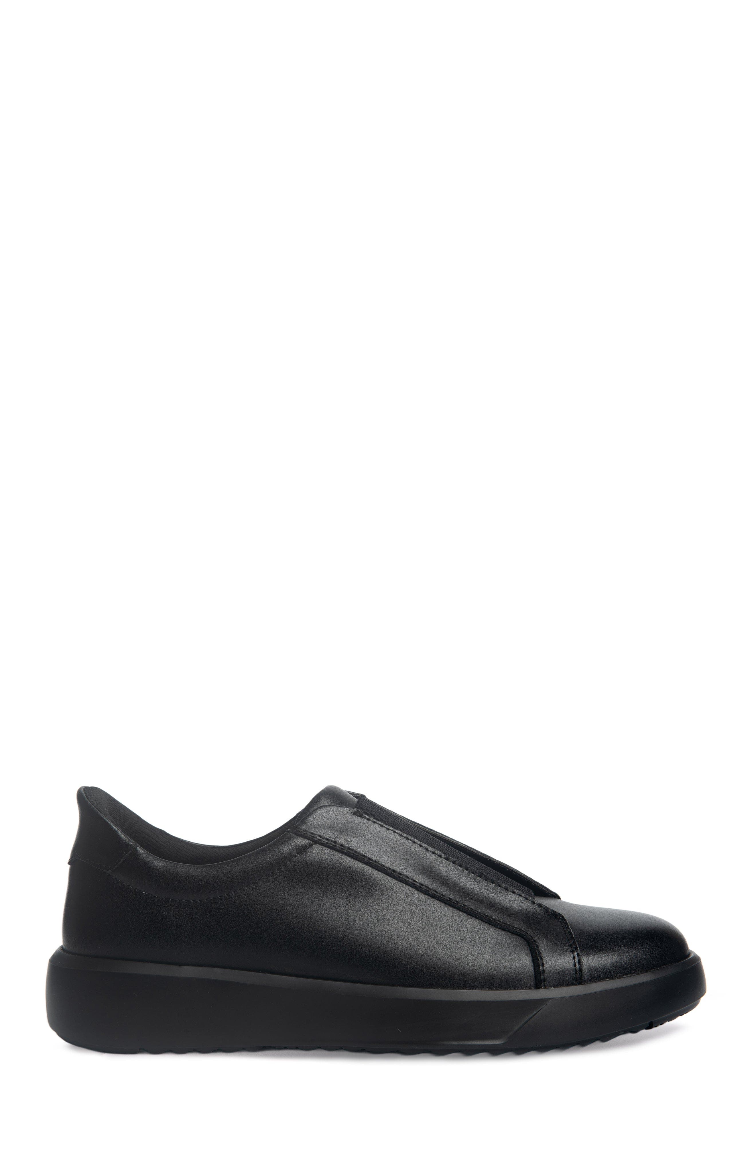 Bond St Hands Free Technology Leather Slip On Sneaker, Alternate, color, Black Napa Leather/Black