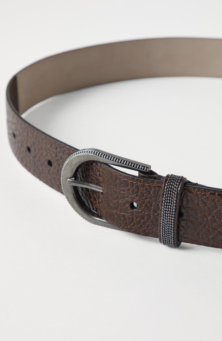 Brunello Cucinelli Calfskin belt, Alternate, color, 