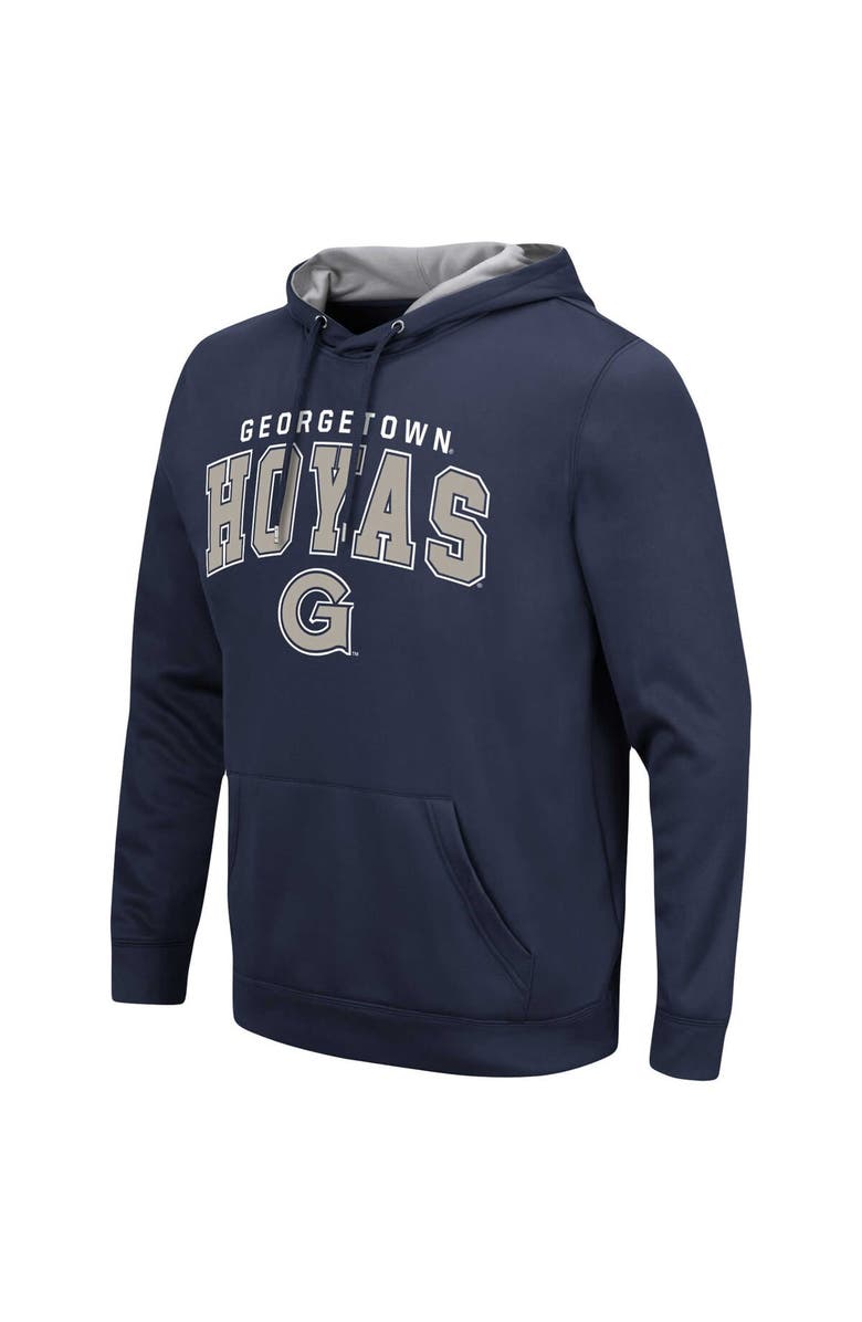 COLOSSEUM Men's Colosseum Navy Georgetown Hoyas Resistance Pullover Hoodie, Alternate, color, Navy