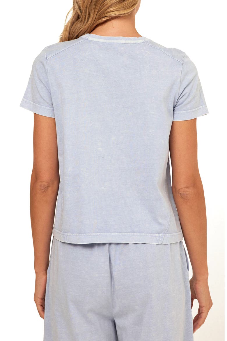Roselie Mineral Wash Cotton T-Shirt, Alternate, color, HIGH TIDE