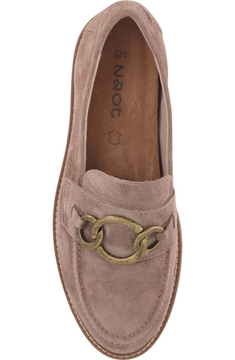 Naot Fremont Platform Loafer, Alternate, color, Almond Suede