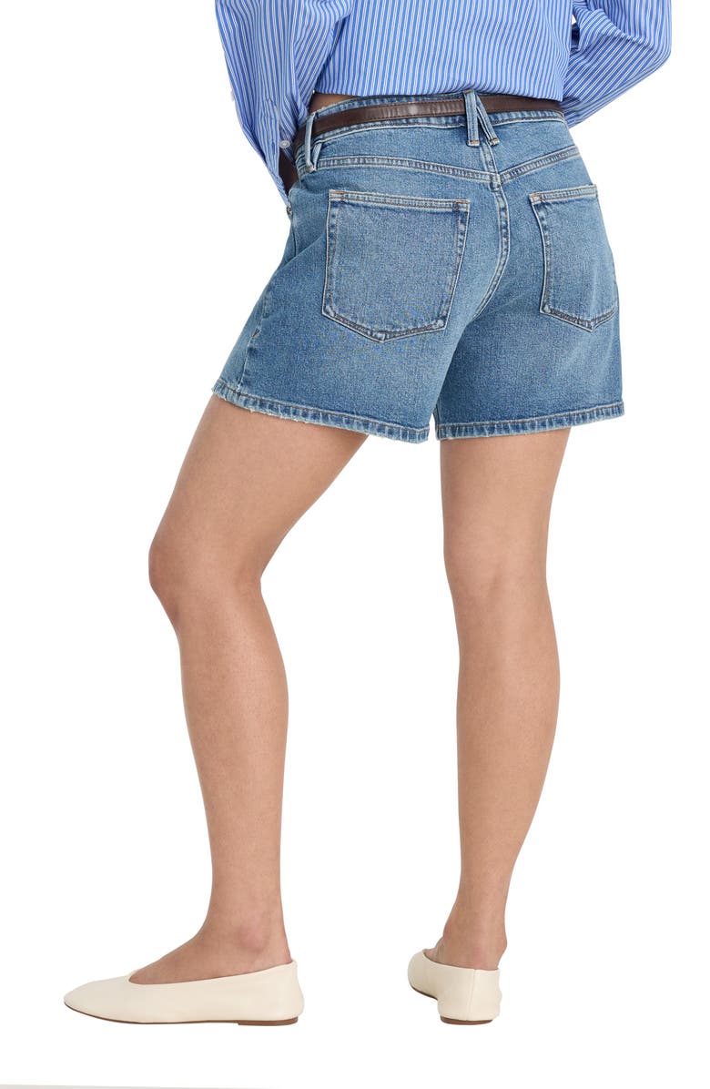 Good American Good Everyday Shorts, Alternate, color, Indigoi1102