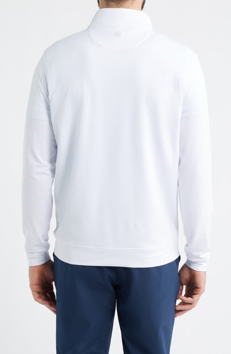 Peter Millar Perth Performance Quarter Zip Sweatshirt, Alternate, color, White
