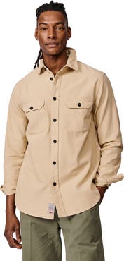 Aubin Henderson Canvas Relaxed Fit Overshirt