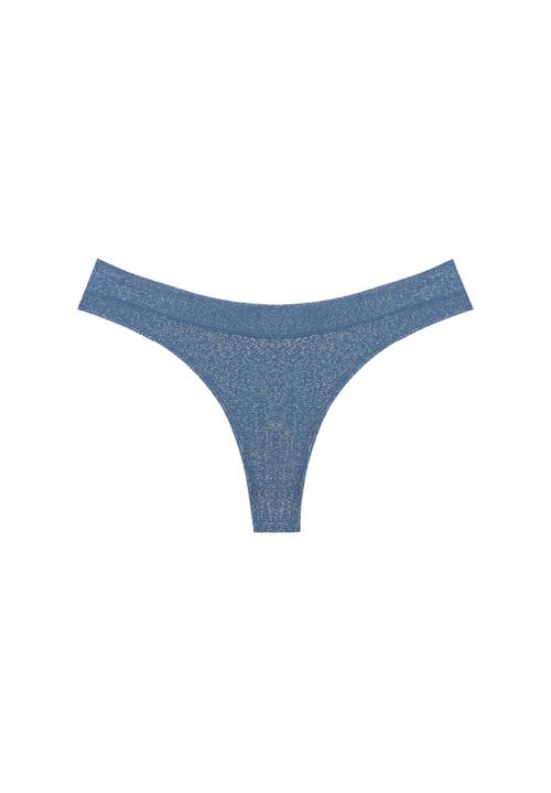 Cuup The Thong Lurex In Blue