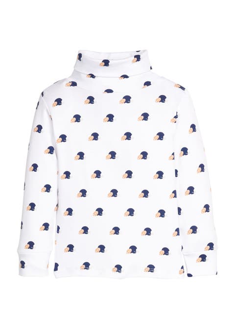Kids' Printed Turtleneck