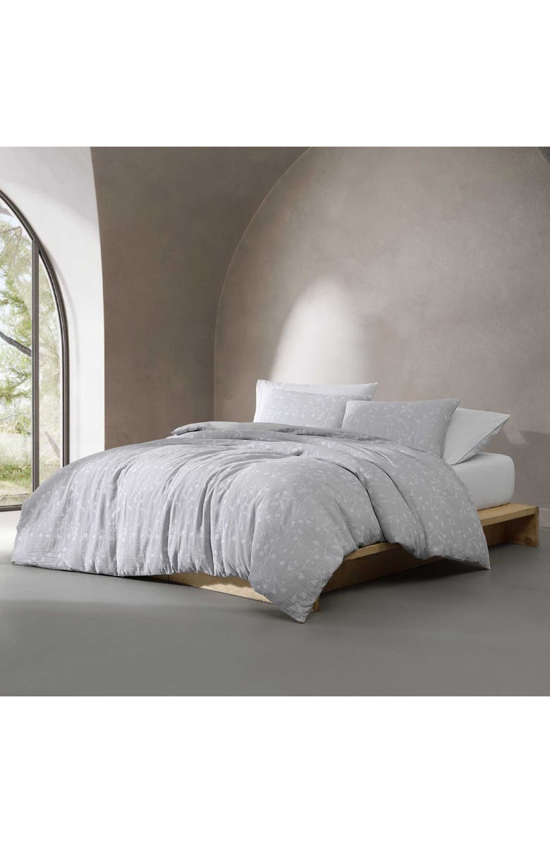 Calvin Klein Umbra Floral Comforter & Shams Set, Alternate, color, Light / Medium Grey