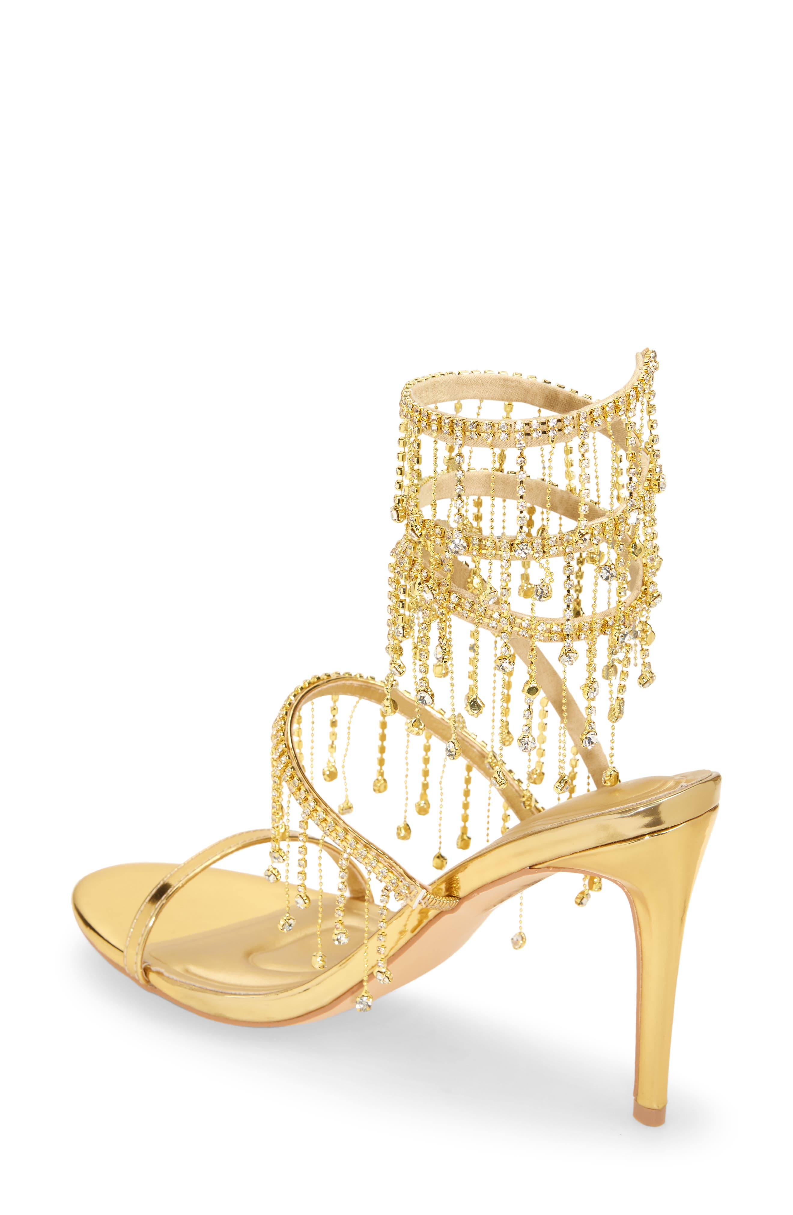 AZALEA WANG Elke Anke Wrap Sandal, Alternate, color, 