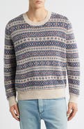 Corridor Fair Isle Alpaca Blend Crewneck Sweater