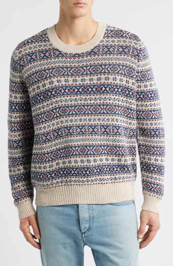 Corridor Fair Isle Alpaca Blend Crewneck Sweater
