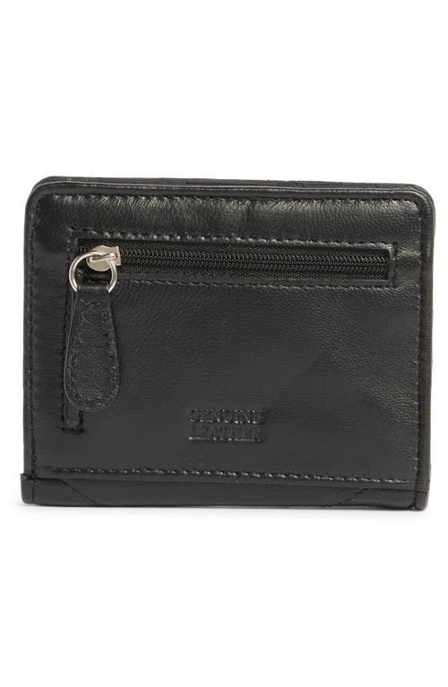 Mundi Small Leather Goods Quilted Bifold Wallet In Black