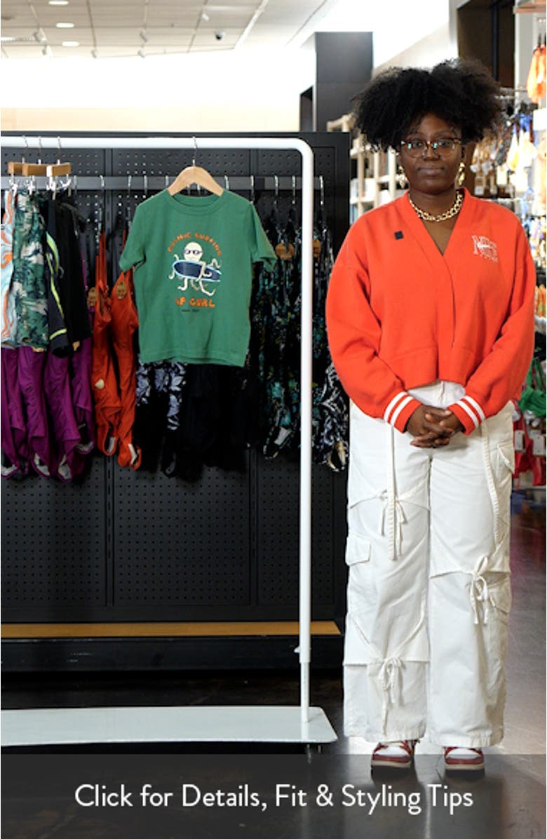 Kids' Cosmic Surfing Graphic T-Shirt, sales video thumbnail