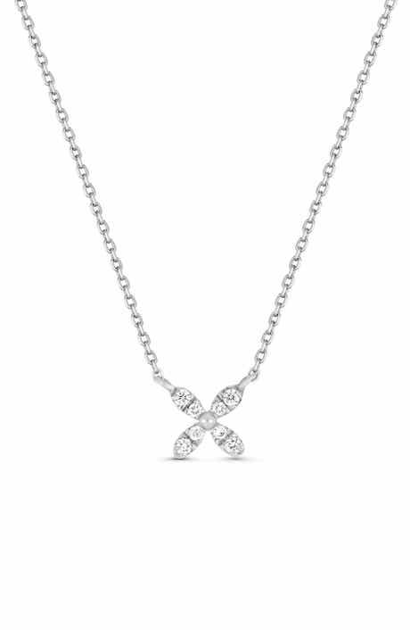 Icon 18k Gold Diamond Pendant Necklace