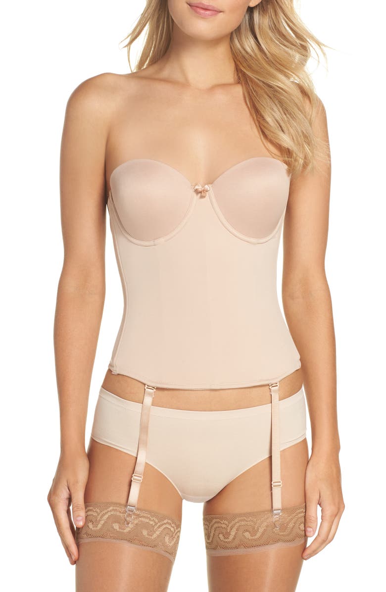 Va Bien Ultra-Lift Low Back Bustier, Main, color, 