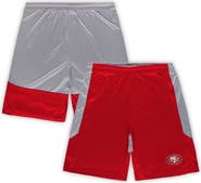 FANATICS Men's Fanatics Scarlet San Francisco 49ers Big & Tall Team Logo Shorts