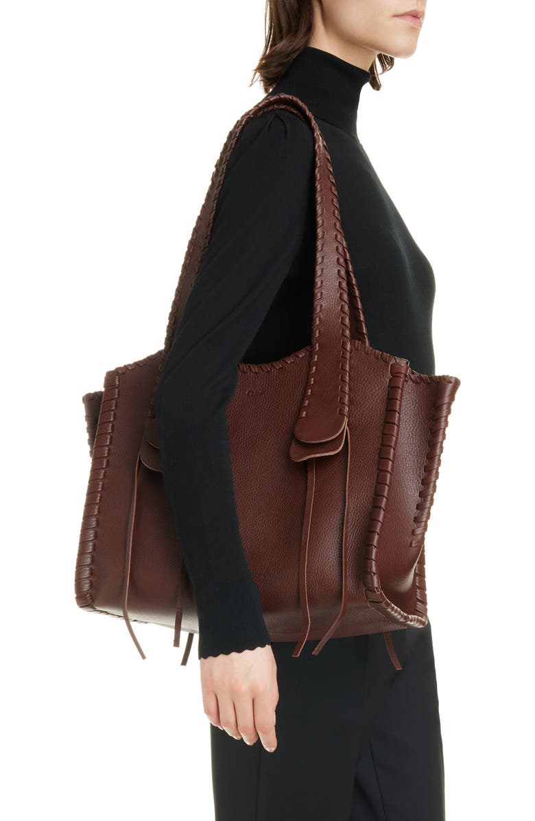 Chloé Mony Leather Tote, Alternate, color,