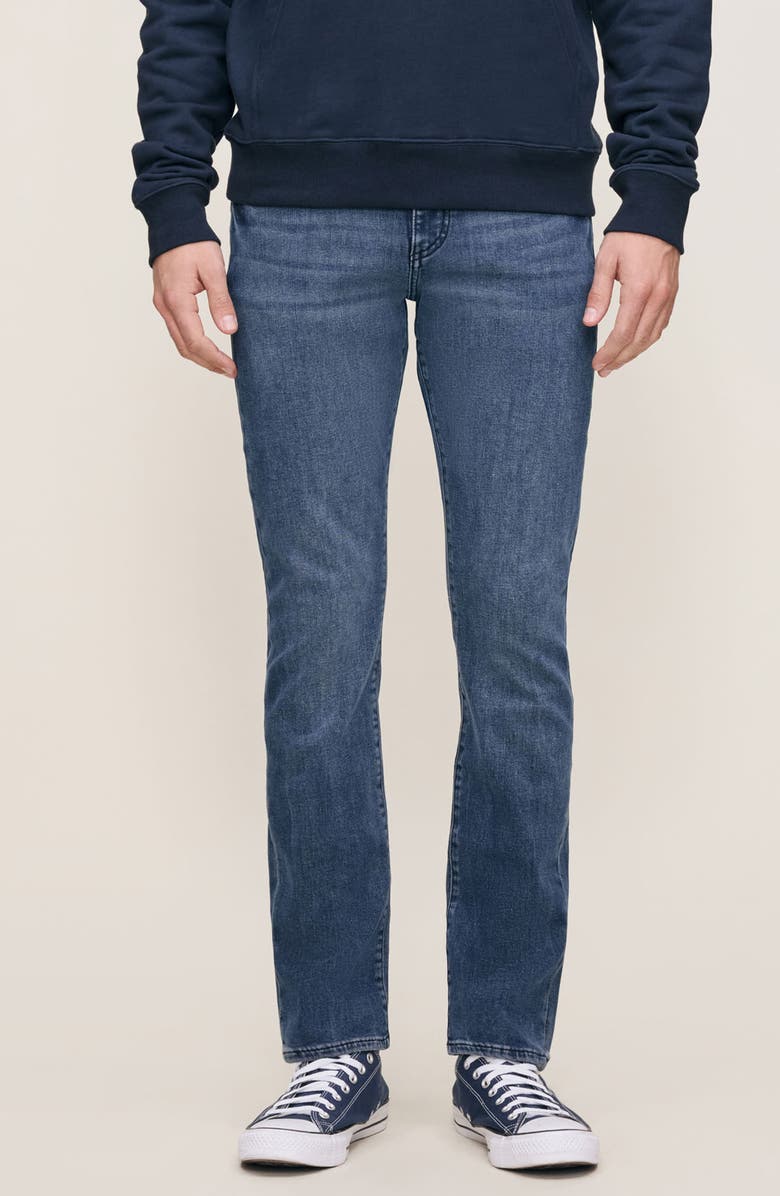 DL1961 Russell Slim Straight Leg Jeans, Main, color, Riverside