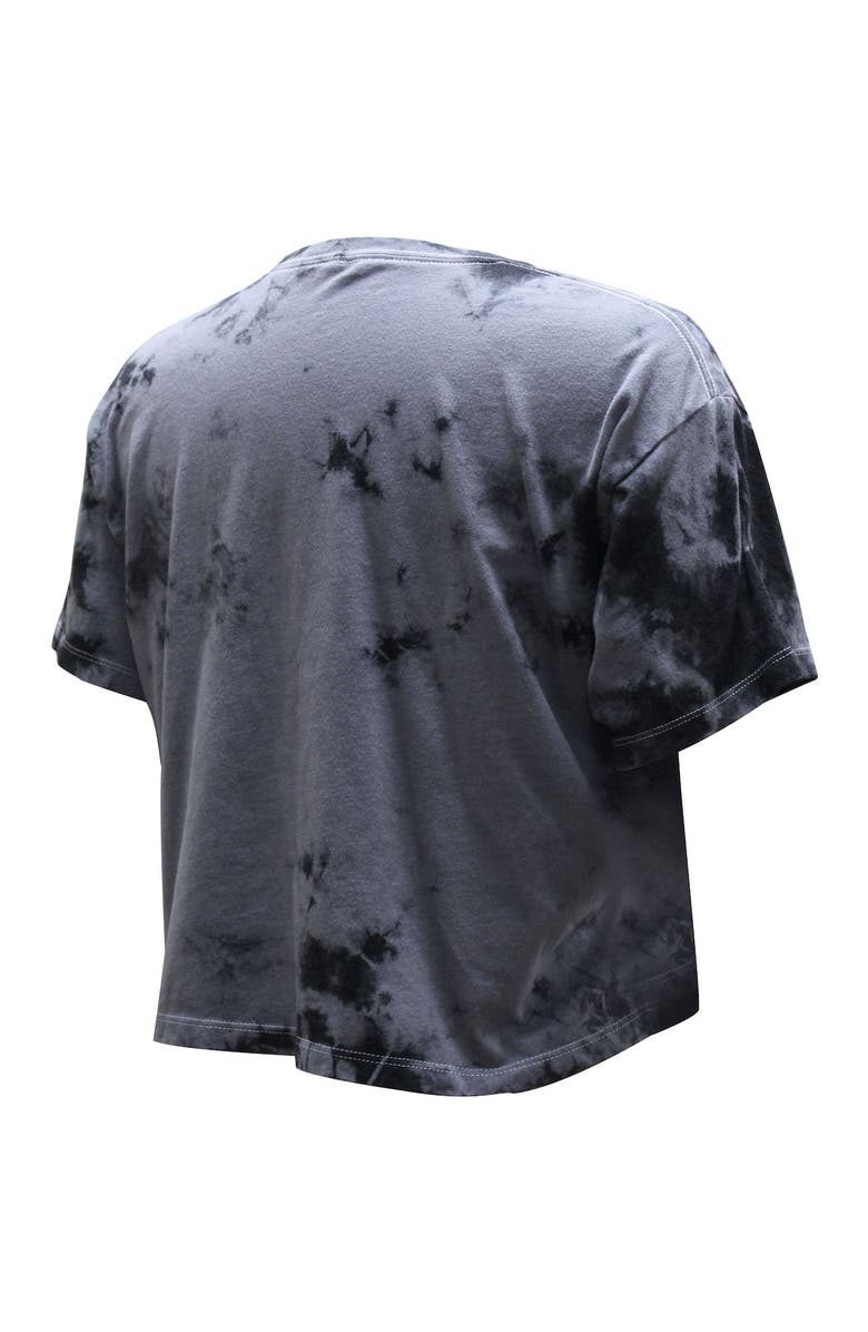 Stadium Essentials Women's Stadium Essentials  Charcoal Chicago Bulls Street Art Dark Crystal Washed Crop T-Shirt, Alternate, color, 