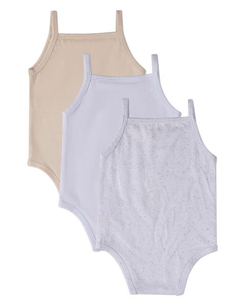3 Pack Playful Bunny Bodysuits
