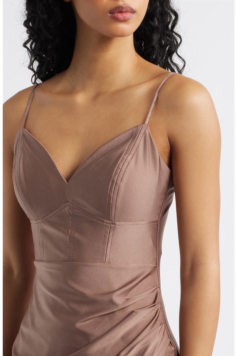 Jersey Column Gown, Alternate, color, COCO