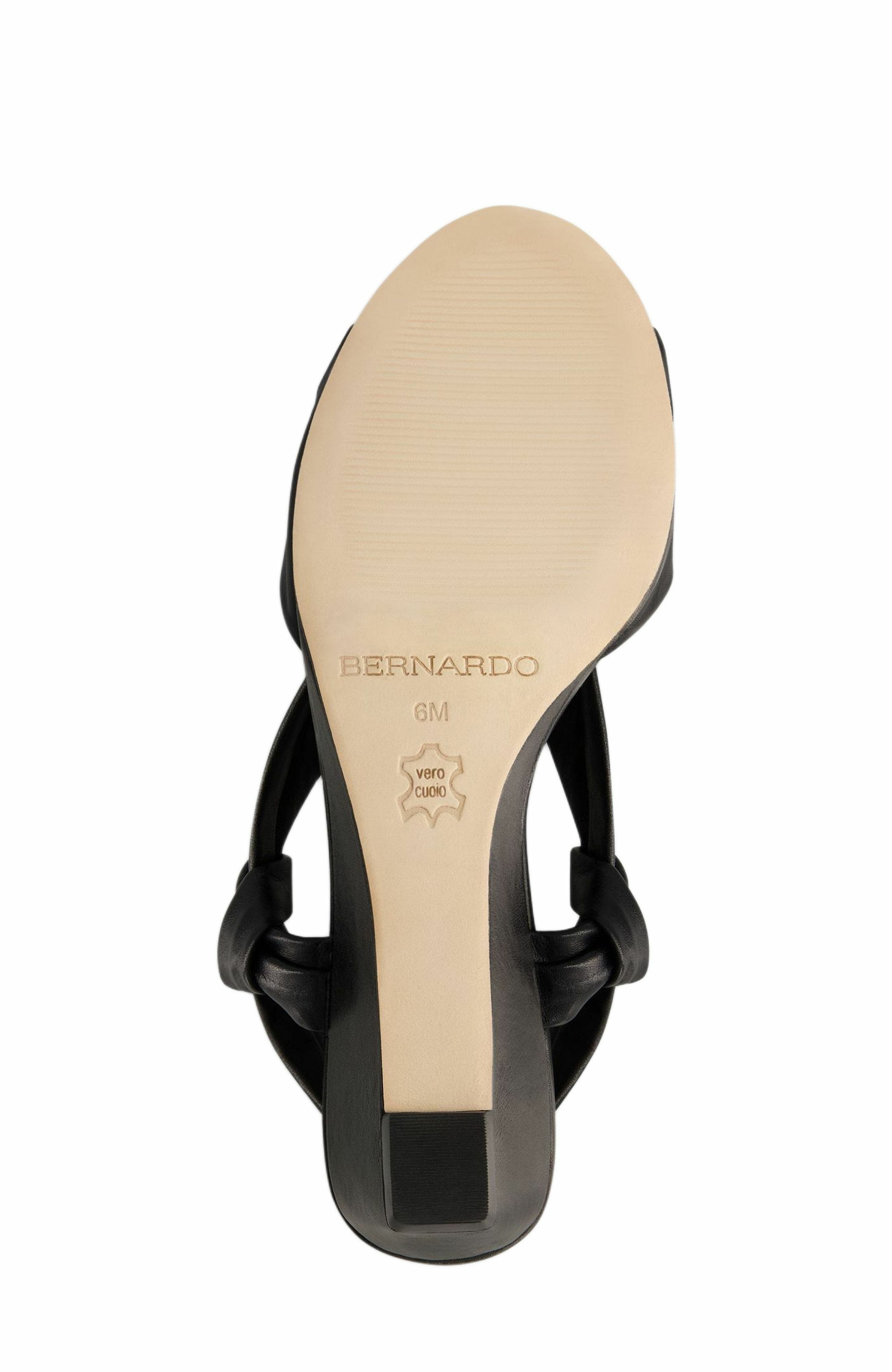 Bernardo Footwear Winifred Slingback Wedge, Alternate, color, 