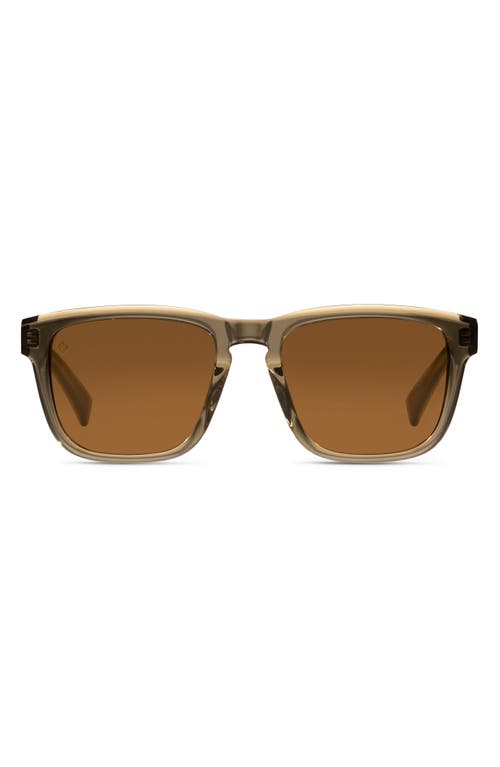 Raen Lumis 54mm Polarized Square Sunglasses In Cambria/vibrant Brown Pola