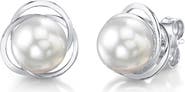 The Pearl Source White South Sea Pearl Lexi Earrings