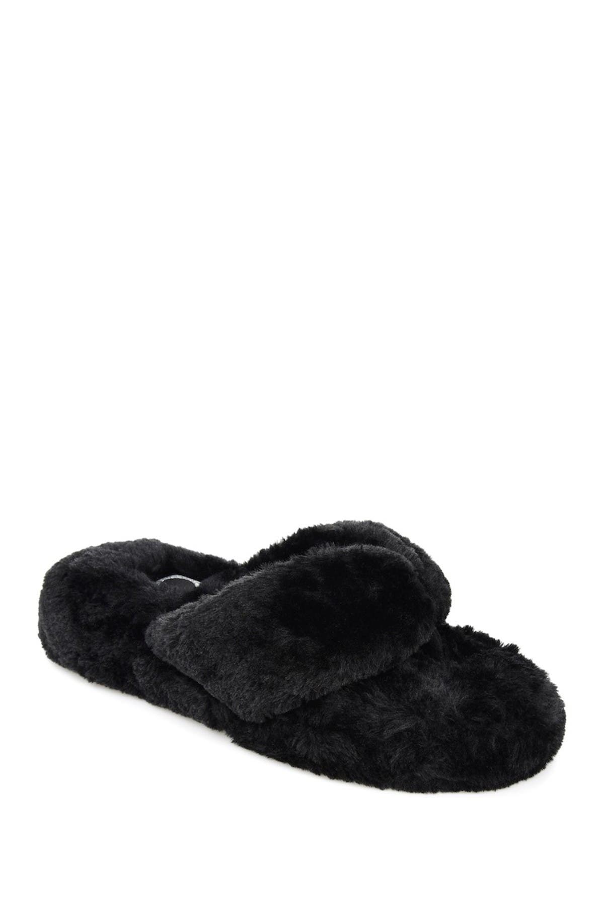 Journee Collection Dream Faux Fur Slipper, Main, color, 