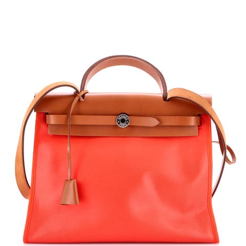 Herbag Zip Berline Vache Canvas and Leather 31