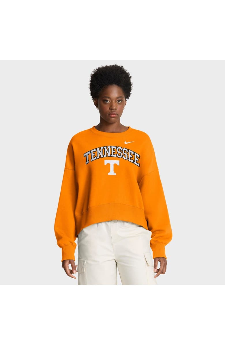 Nike Women's Nike Tennessee Orange Tennessee Volunteers Oversized Phoenix Arch Pullover Sweatshirt, Main, color, Tennessee Orange