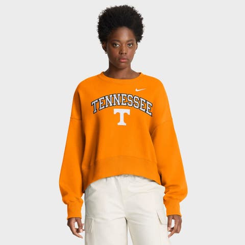 Women's Nike Tennessee Orange Tennessee Volunteers Oversized Phoenix Arch Pullover Sweatshirt