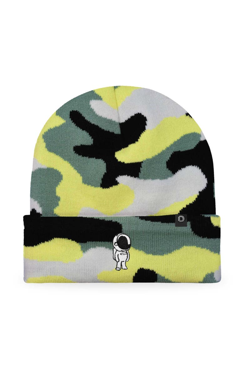 Astronaut Beanie, Main, color, Green Camo