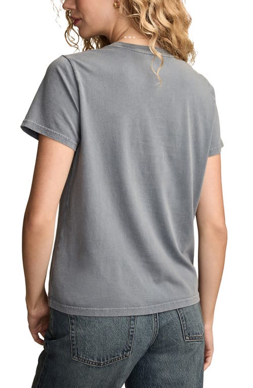 Lucky Brand Sour Hour Cotton Graphic T-shirt In Gray