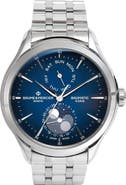 Baume & Mercier Clifton Automatic Moon Phase Bracelet Watch, 42mm