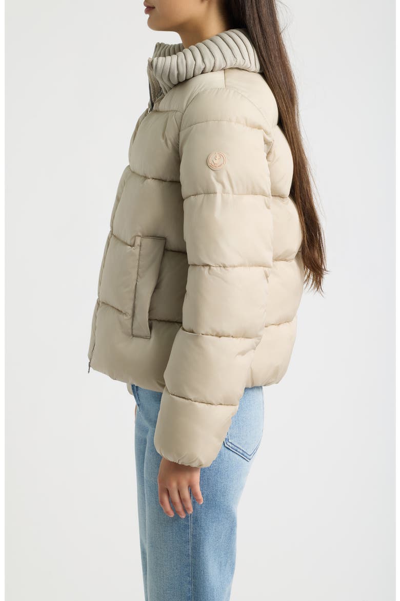 Soy Water Resistant Puffer Jacket, Alternate, color, RAINY BEIGE