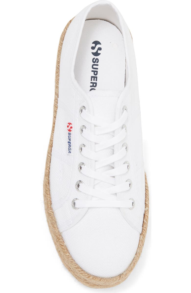 Superga Cotropew Jute Platform Sneaker, Alternate, color,
