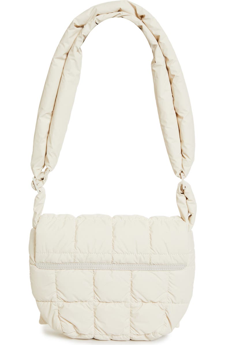 VeeCollective Porter Water Repellent Quilted Messenger Crossbody Bag, Alternate, color, Birch