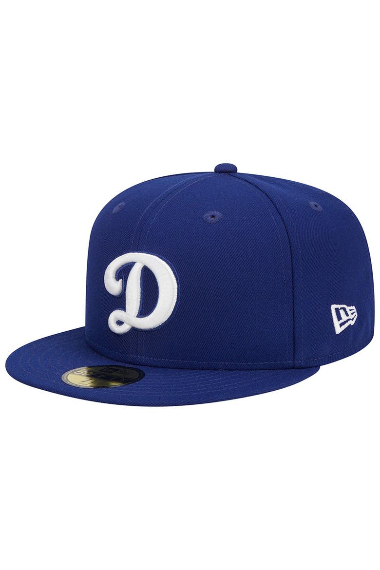 Men's New Era Royal Los Angeles Dodgers Alternate Logo 2020 World Series Team Color 59FIFTY Fitted Hat, Alternate, color, Royal
