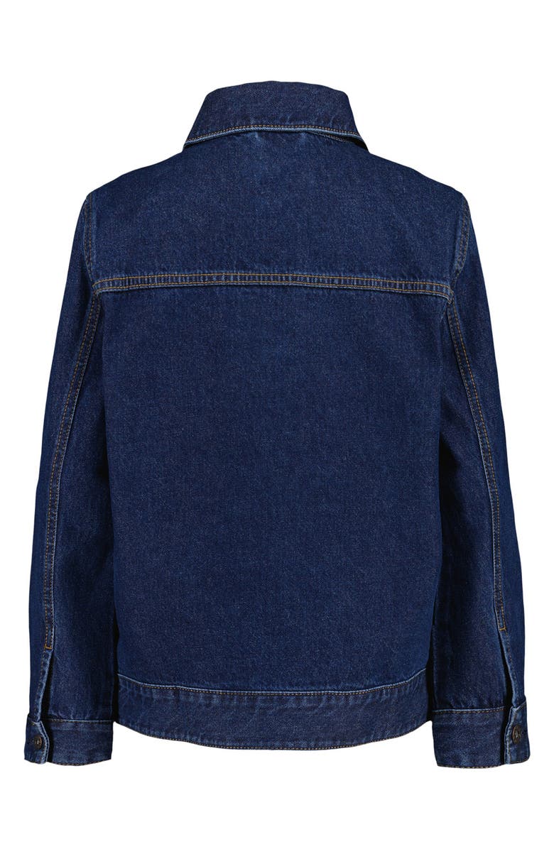 Lucky Brand Kids' Denim Shirt Jacket, Alternate, color, Classic Indigo