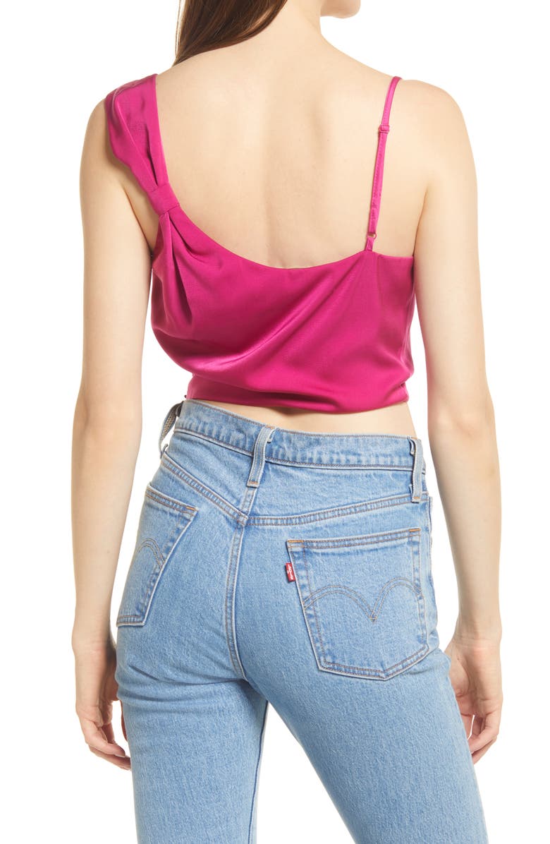 4SI3NNA Leona Mix Strap Crop Top, Alternate, color, 