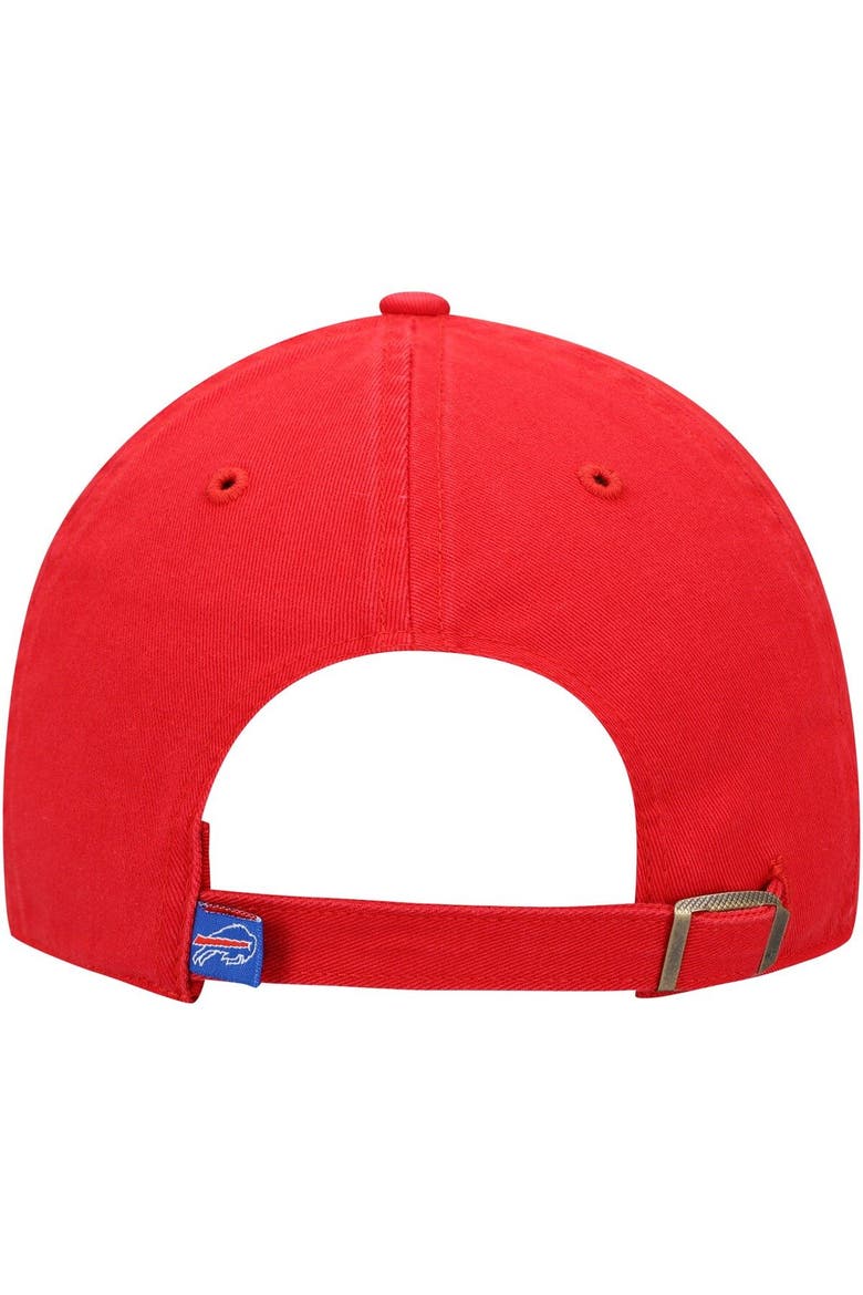 Men's '47 Red Buffalo Bills Secondary Clean Up Adjustable Hat, Alternate, color, Red