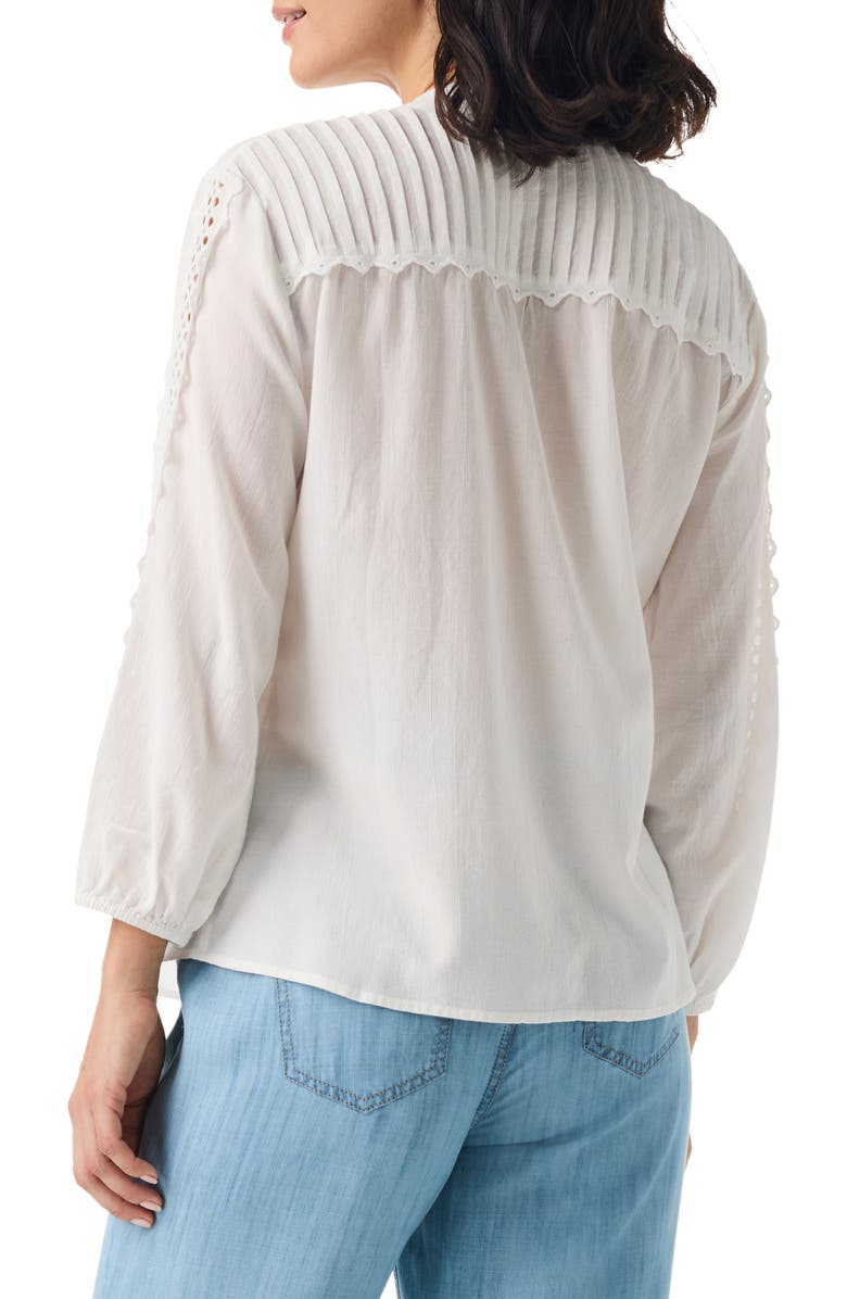 NIC+ZOE Breezy Clouds Embellished Top, Alternate, color,