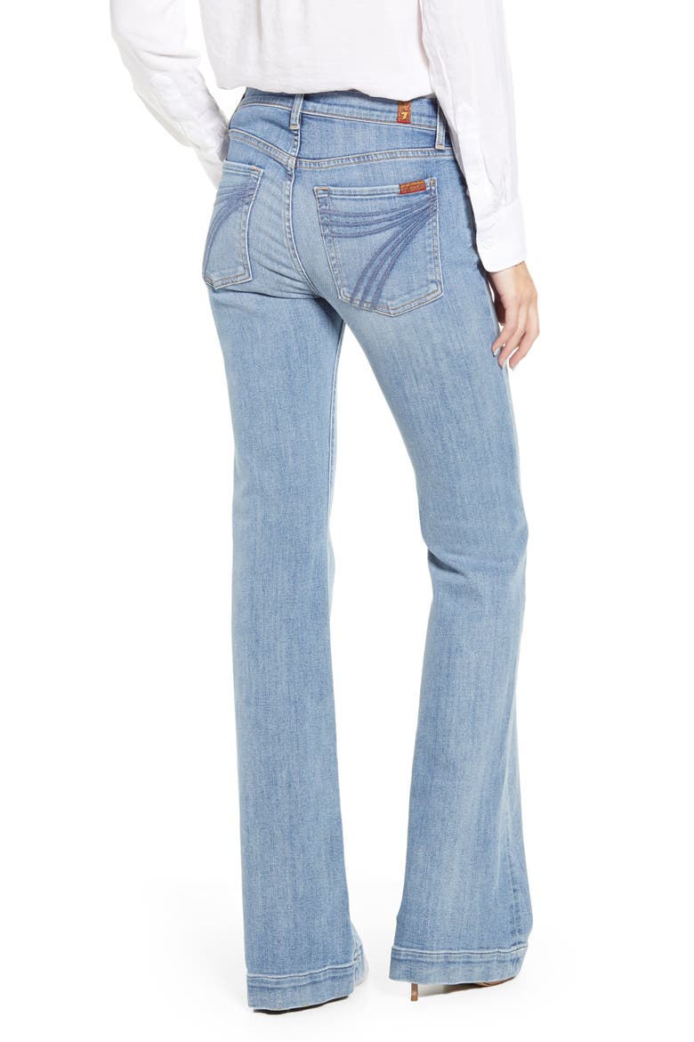7 For All Mankind® Dojo High Waist Flare Jeans, Alternate, color, NOLITA