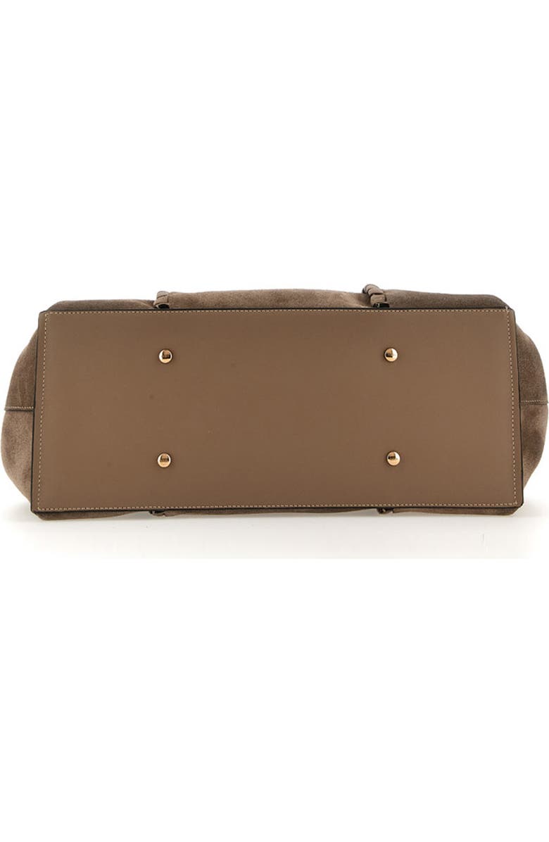 Tod's T Timeless Shopper, Alternate, color, Creta Chiaro