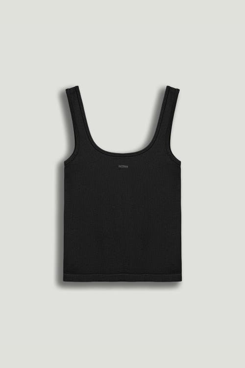 Nocturne Printed Sleeveless Crop Top In Black