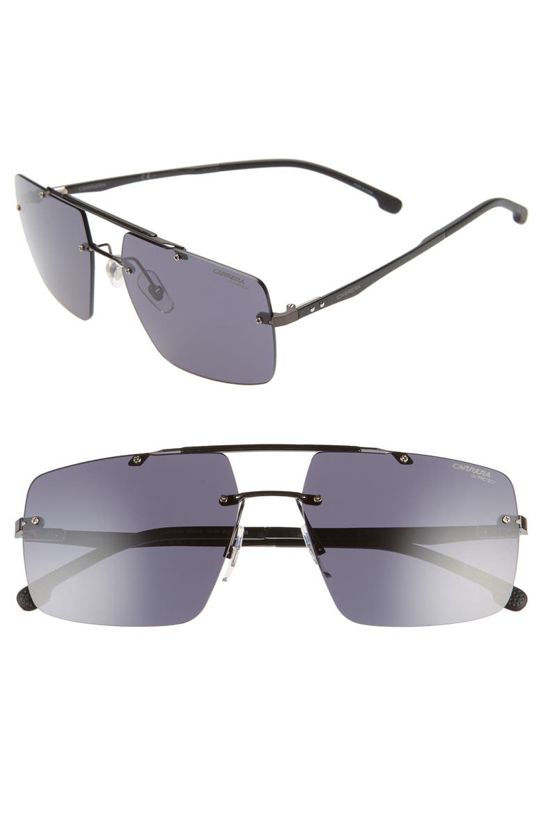 Carrera Eyewear 61mm Aviator Sunglasses, Main, color, 