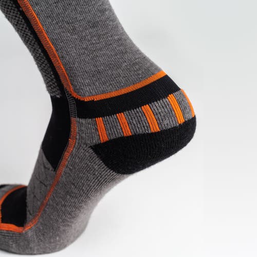 Mobile Warming Pro Compression Heated Wool Ski Socks In Black