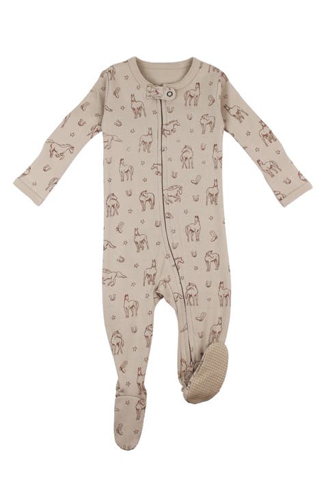 Organic Cotton Two-Way Zip Footie